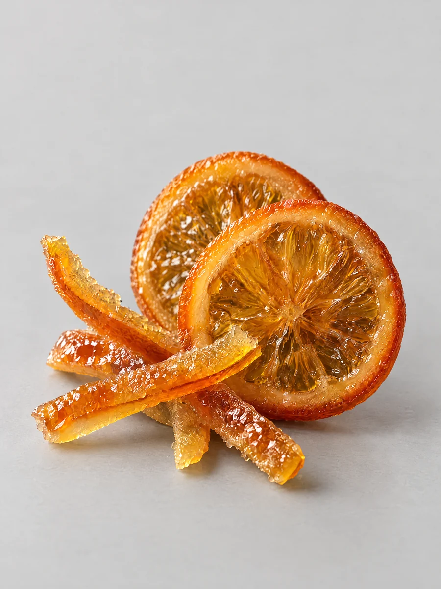 Des écorces d'orange confites